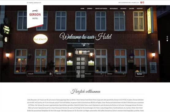 Izrada hotelskog web sajta sa bookiranjem